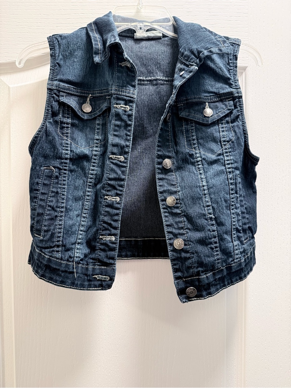 Denim Sleeveless Vest